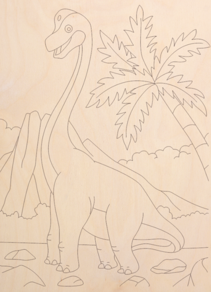 Изображение товара Набор досок для выжигания Mega Toys Динозавры / МТ02627