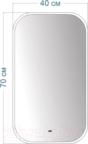 Изображение товара Зеркало Teymi Solli 40x70 / T20201IR (подсветка, сенсор на взмах)