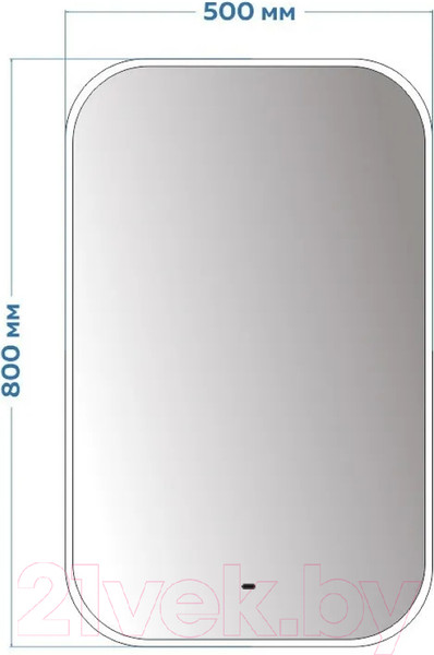 Изображение товара Зеркало Teymi Solli 50x80 / T20202IR (подсветка, сенсор на взмах)