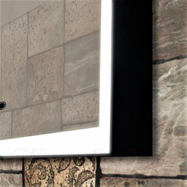 Изображение товара Зеркало Teymi Helmi Black Edition 70x80 / T20304IR (подсветка, сенсор на взмах)