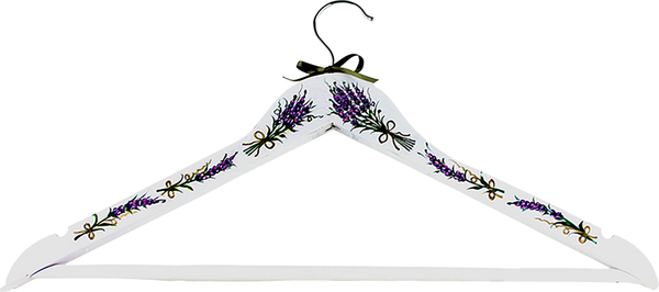 Изображение товара Набор деревянных вешалок-плечиков Брестская Фабрика Сувениров С полевыми цветами для свадебного платья невесты / HR16 (2шт)