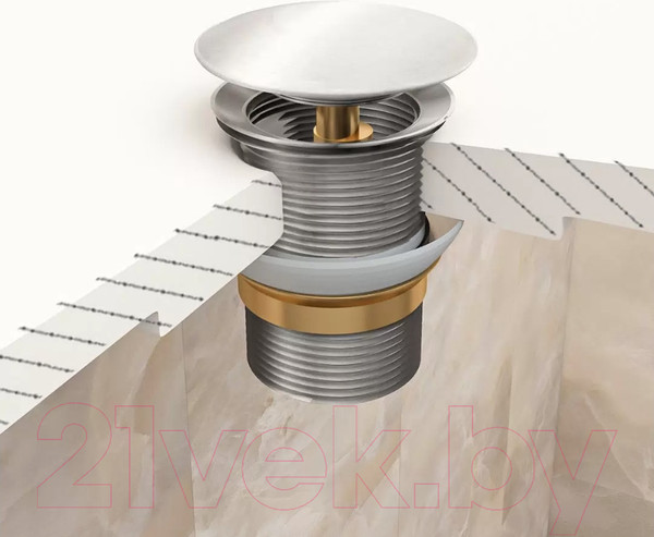 Изображение товара Донный клапан Teymi T140108 (хром)