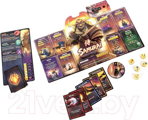 Изображение товара Настольная игра Лавка Игр Трон Кубов. Второй сезон. Стрелок vs Самурай / ТРК2С001