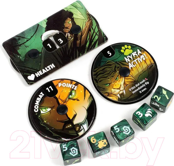 Изображение товара Настольная игра Лавка Игр Трон Кубов. Второй сезон. Тактик vs Охотница / ТРК2С002