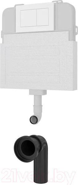 Изображение товара Кнопка для инсталляции Teymi Aina / T70020WM (белый матовый)