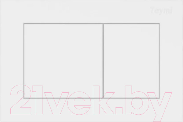 Изображение товара Кнопка для инсталляции Teymi Aina / T70020WM (белый матовый)