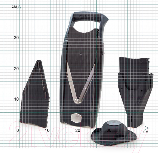 Изображение товара Овощерезка ручная Borner Prima+ 3550179 (графитовый)