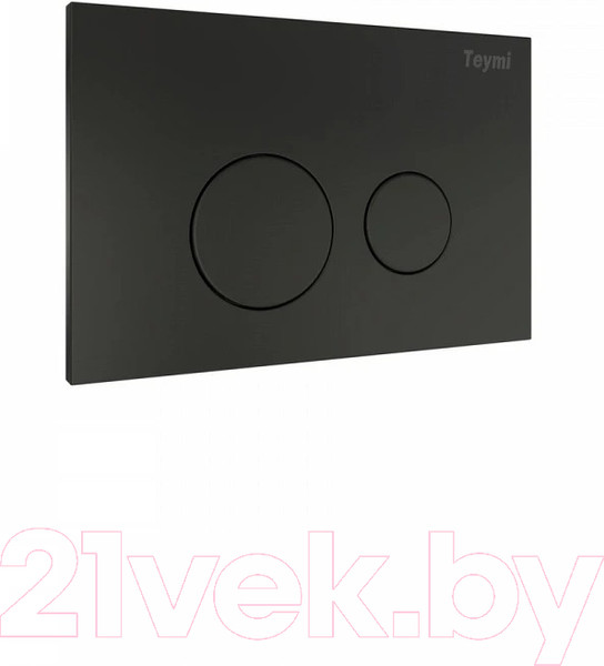 Изображение товара Кнопка для инсталляции Teymi Lina / T70103BM (черный матовый)