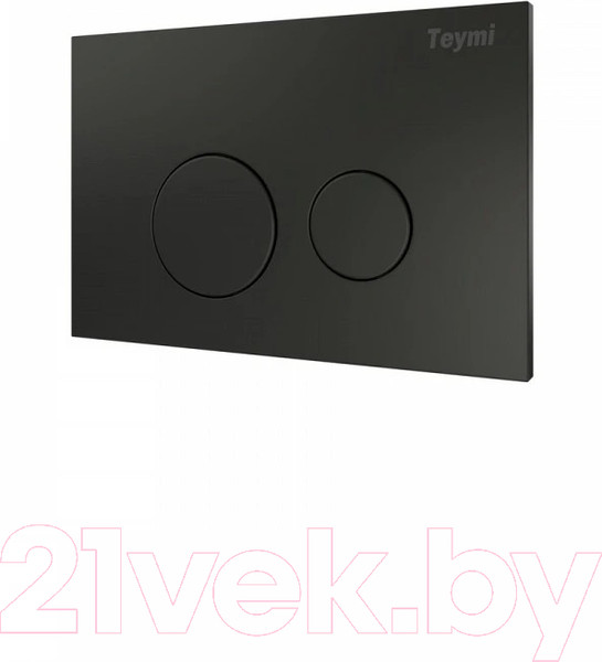 Изображение товара Кнопка для инсталляции Teymi Lina / T70103BM (черный матовый)
