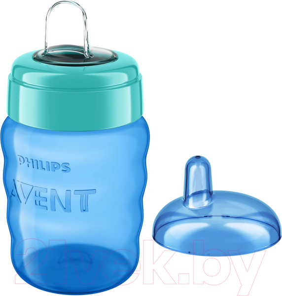 Изображение товара Поильник Philips AVENT С мягким силиконовым носиком Комфорт / SCF553/05 (голубой)