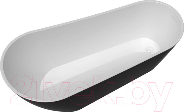 Изображение товара Ванна акриловая Teymi Solli 170x74x75 / T130110 (черный матовый)