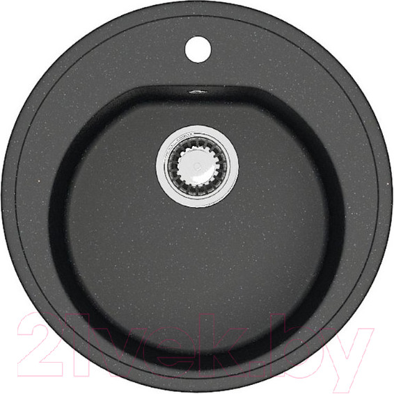 Изображение товара Мойка кухонная Teymi Lina D51 / T120101 (черный матовый)