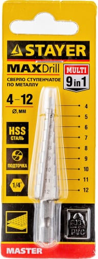 Изображение товара Сверло Stayer По металлу 29660-4-12-9