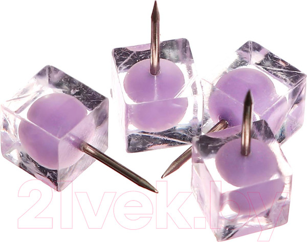 Изображение товара Кнопки канцелярские Erich Krause Manga. Lilac / 62057