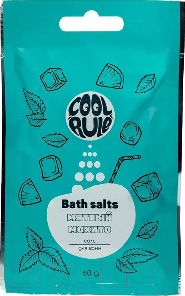Изображение товара Соль для ванны Cool Rule Мятный мохито (60г)