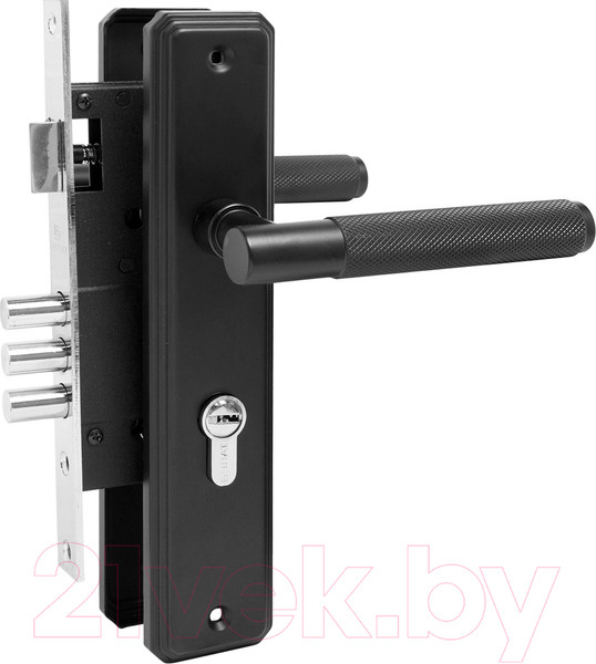 Изображение товара Замок врезной БУЛАТ Ферона ЗВ4-3.70.02.02 (черный)