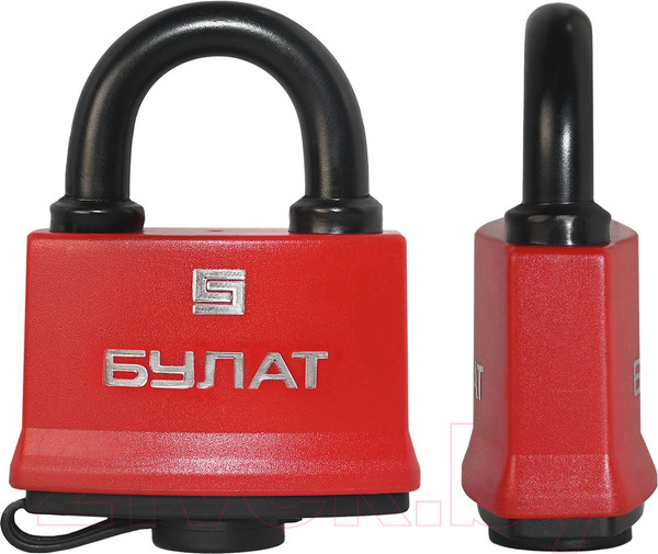 Изображение товара Замок навесной БУЛАТ ВС 1-П70 ПЛ (5 ключей)