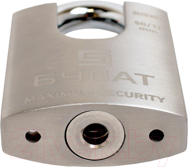 Изображение товара Замок навесной БУЛАТ ВС 3-У60 НС (3 ключа)