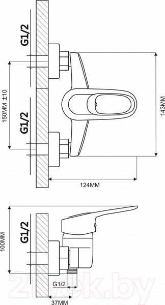 Изображение товара Смеситель Ekko EM2004