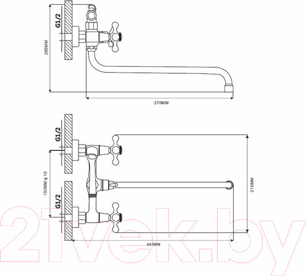 Изображение товара Смеситель Ekko EM2719
