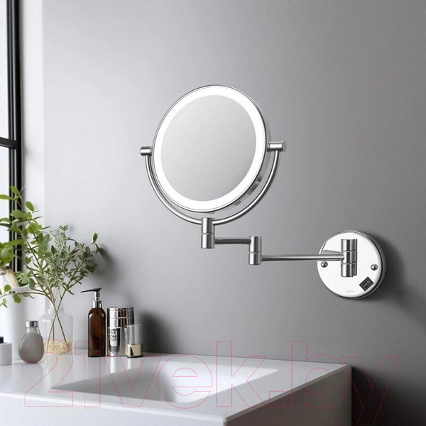 Изображение товара Зеркало косметическое Aquatek AQ4912CR (с подсветкой)