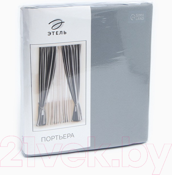 Изображение товара Штора Этель 10339928 (270x300, серый, блэкаут)