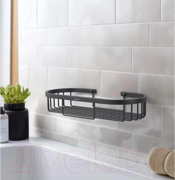Изображение товара Полка для ванной Aquatek AQ4916MB (черный матовый)