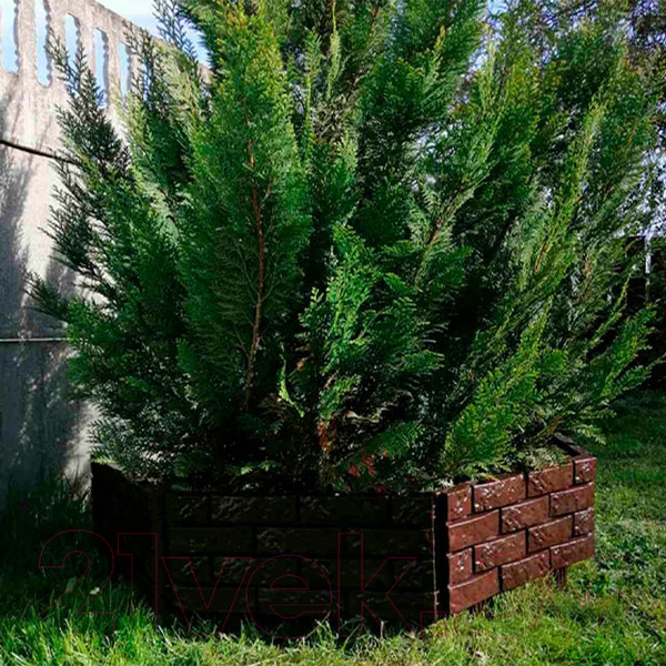 Изображение товара Изгородь декоративная Gardenplast 00106 (шоколад)
