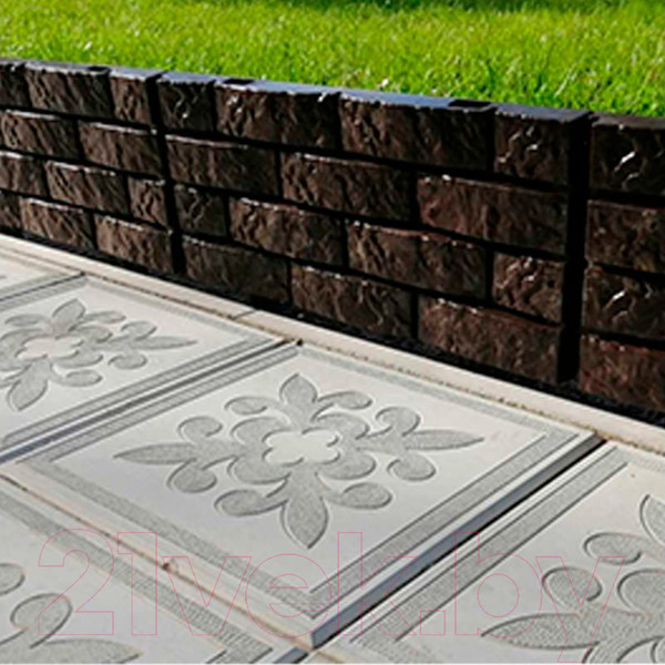 Изображение товара Изгородь декоративная Gardenplast 00106 (шоколад)