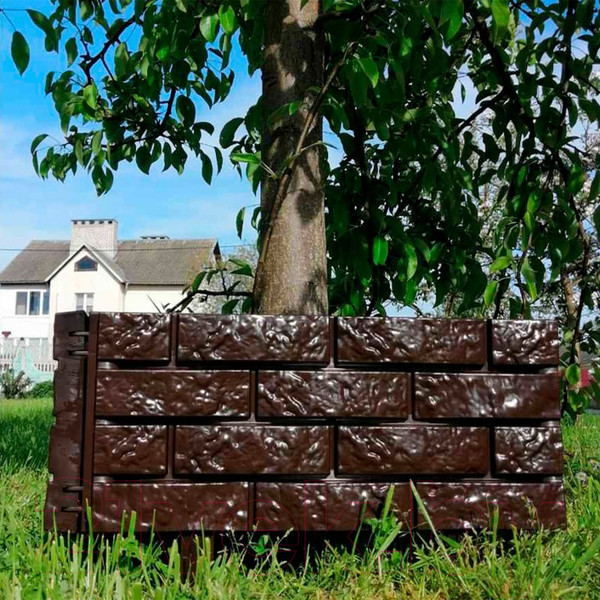 Изображение товара Изгородь декоративная Gardenplast 00106 (шоколад)
