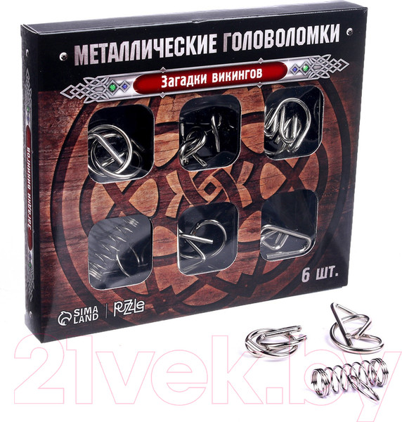 Изображение товара Набор головоломок Puzzle Загадки Викингов / 2528232 (6шт)