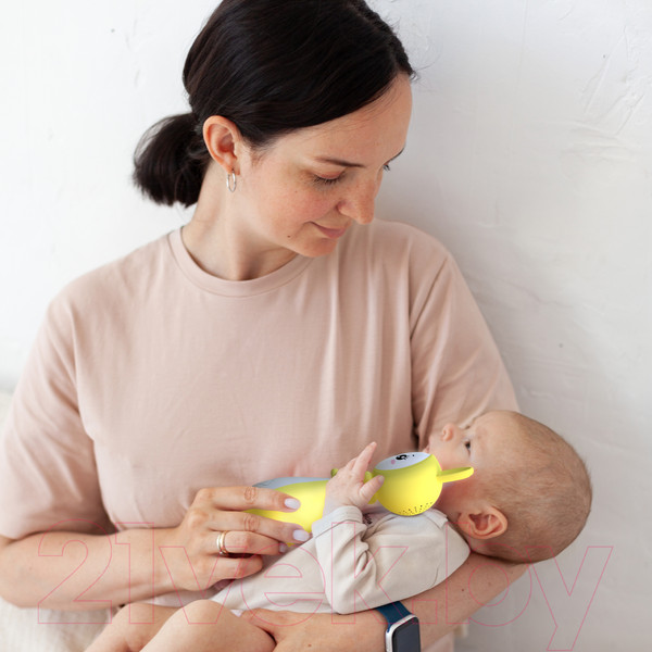 Изображение товара Интерактивная игрушка BertToys Зайчик Грызушка / 4630017955817 (желтый)