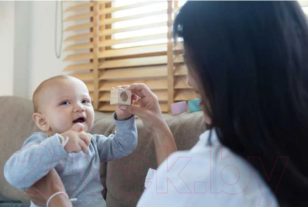 Изображение товара Развивающий игровой набор Plan Toys Блоки Прикоснись и угадай / 5257