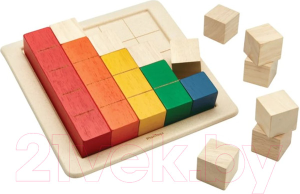 Изображение товара Развивающий игровой набор Plan Toys Кубики Мозайка / 5464