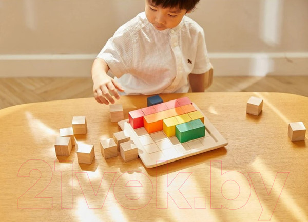 Изображение товара Развивающий игровой набор Plan Toys Кубики Мозайка / 5464