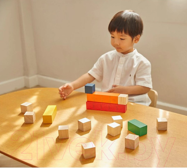 Изображение товара Развивающий игровой набор Plan Toys Кубики Мозайка / 5464
