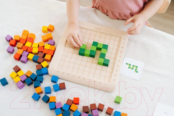 Изображение товара Развивающий игровой набор Plan Toys Счеты-мозайка / 5468