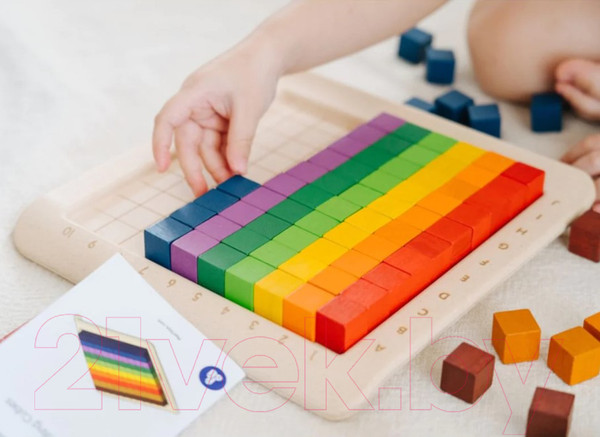 Изображение товара Развивающий игровой набор Plan Toys Счеты-мозайка / 5468