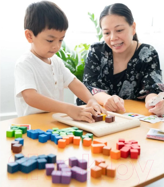 Изображение товара Развивающий игровой набор Plan Toys Счеты-мозайка / 5468