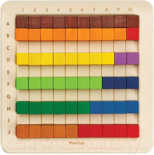 Изображение товара Развивающий игровой набор Plan Toys Счеты-мозайка / 5468