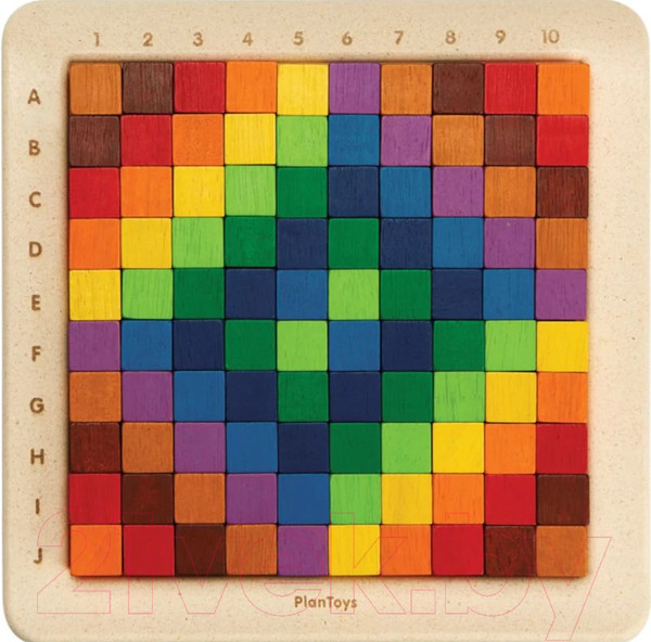 Изображение товара Развивающий игровой набор Plan Toys Счеты-мозайка / 5468