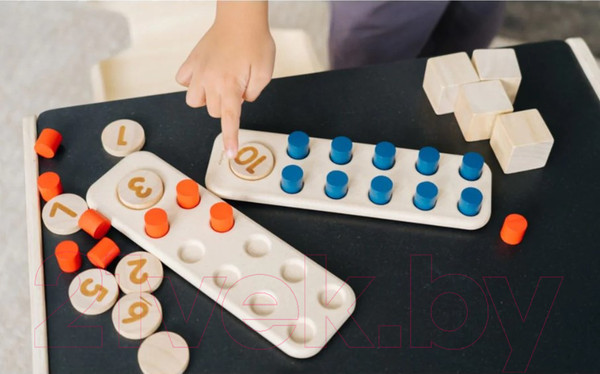 Изображение товара Развивающая игра Plan Toys Лото-счеты / 5471