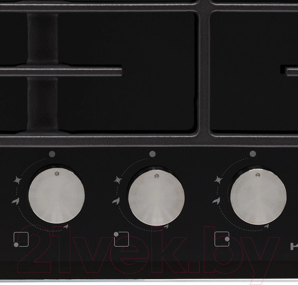 Изображение товара Газовая варочная панель Krona Hagel 45 BL W / КА-00005748