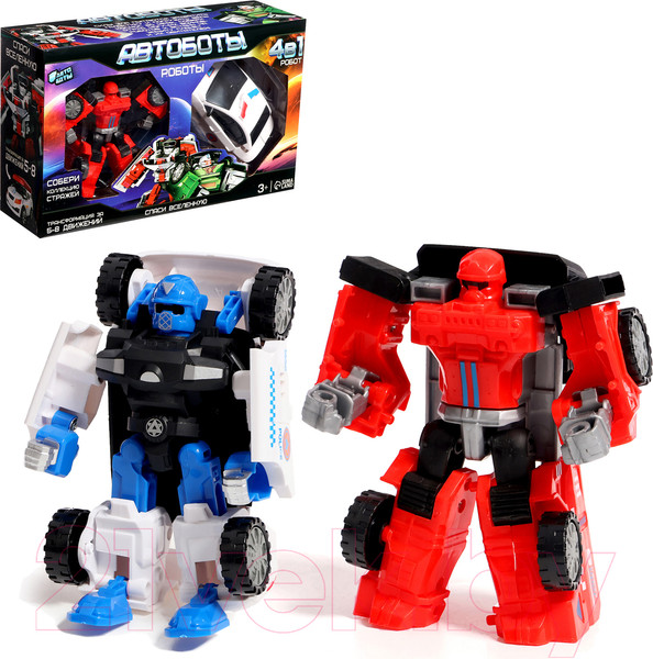 Изображение товара Набор роботов Автоботы Полицейский и пожарный 788-18 / 9911682