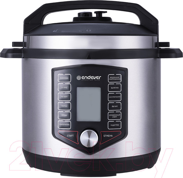 Изображение товара Мультиварка-скороварка Endever Vita-131 (черный/стальной)