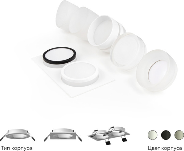 Изображение товара Кольцо декоративное для светильника Ambrella N7111 SBK