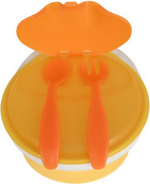 Изображение товара Набор посуды для кормления Pituso KD4017 (оранжевый)