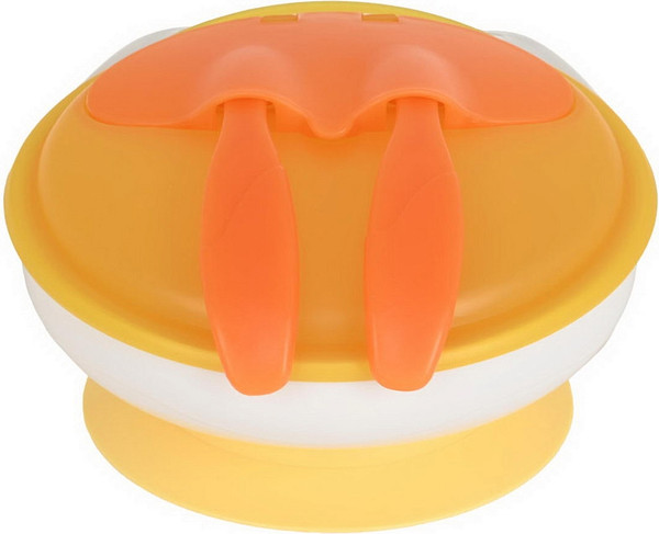 Изображение товара Набор посуды для кормления Pituso KD4017 (оранжевый)