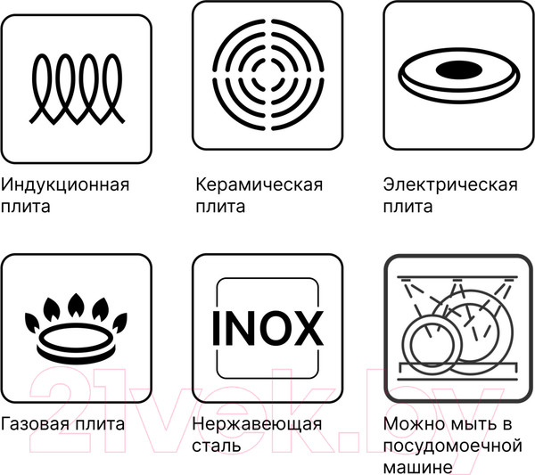 Изображение товара Вок Swed house Zeelst MR3-671 (серебристый/черный)