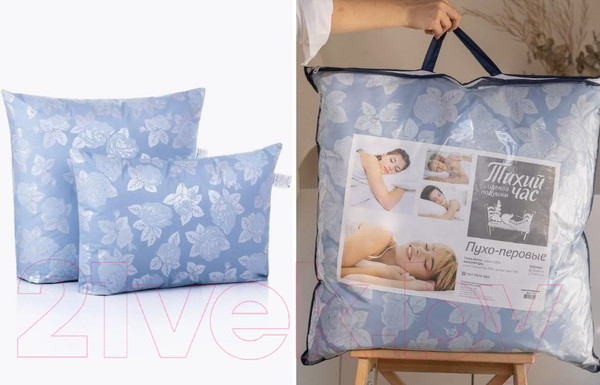 Изображение товара Подушка для сна Belashoff Тихий час Пухо-перовая 68x68 / ТЧП 3-1